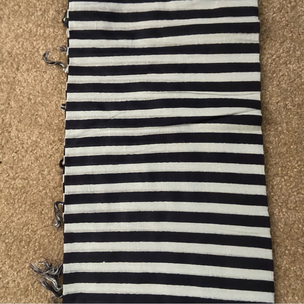 Striped Aqua Pareo / scarf